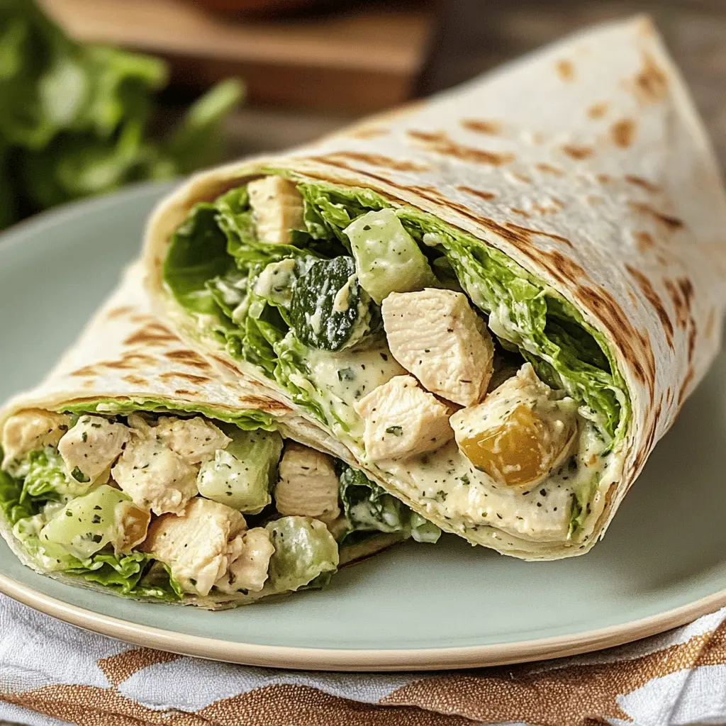 Looking for a quick and delicious lunch idea? These Caesar Chicken Salad Lunch Wraps are packed with tender chicken, crisp romaine, and creamy Caesar dressing, all wrapped up in a soft tortilla. Perfect for a satisfying meal on the go or a light picnic! Save this recipe for your next lunch hour adventure!