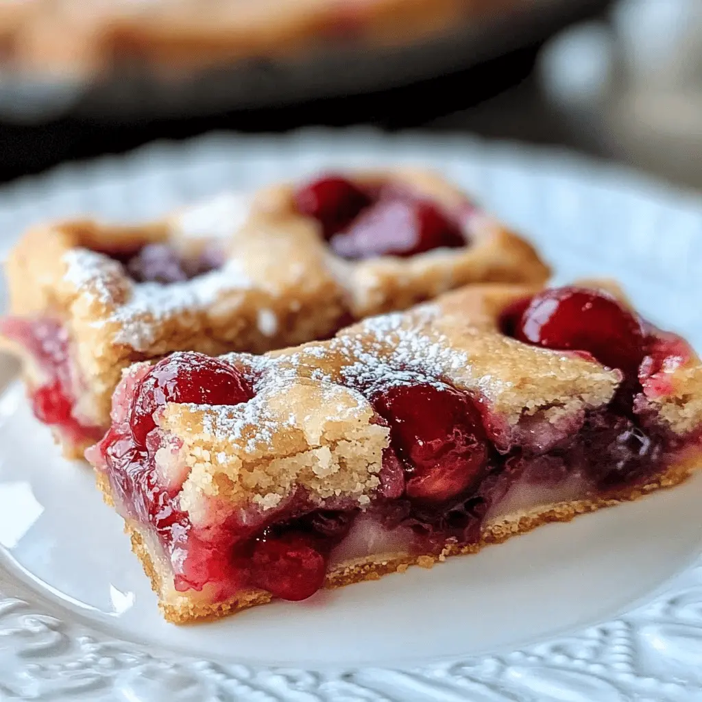 Looking for a delightful twist on a classic dessert? Try these Cherry Pie Bars! Bursting with sweet tart cherries and a buttery crust, they’re perfect for any occasion. Easy to make and even easier to enjoy, these bars are ideal for summer picnics or cozy gatherings. Don’t forget to save this recipe for your next baking adventure!