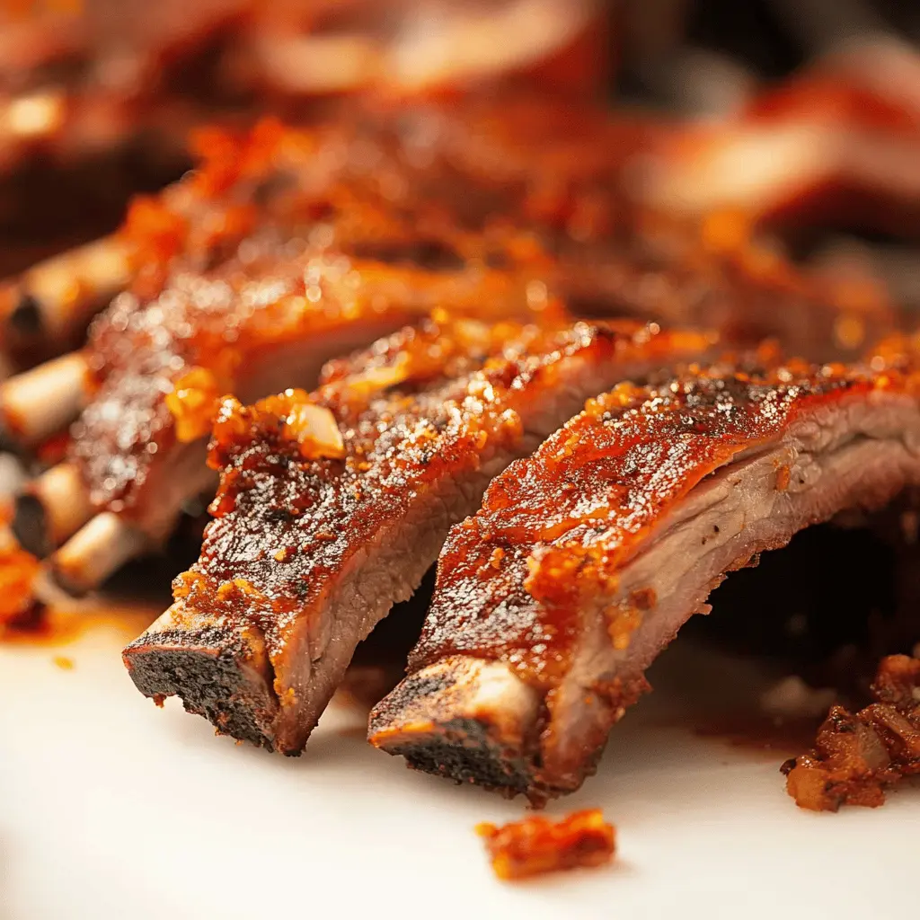These fall-off-the-bone oven baked ribs are a crowd-pleaser! Coated in a rich, tangy barbecue sauce, they’re perfect for family gatherings or game day. With tender meat and flavorful seasoning, anyone can make this delicious dish at home. Don’t forget to save this recipe for your next get-together!