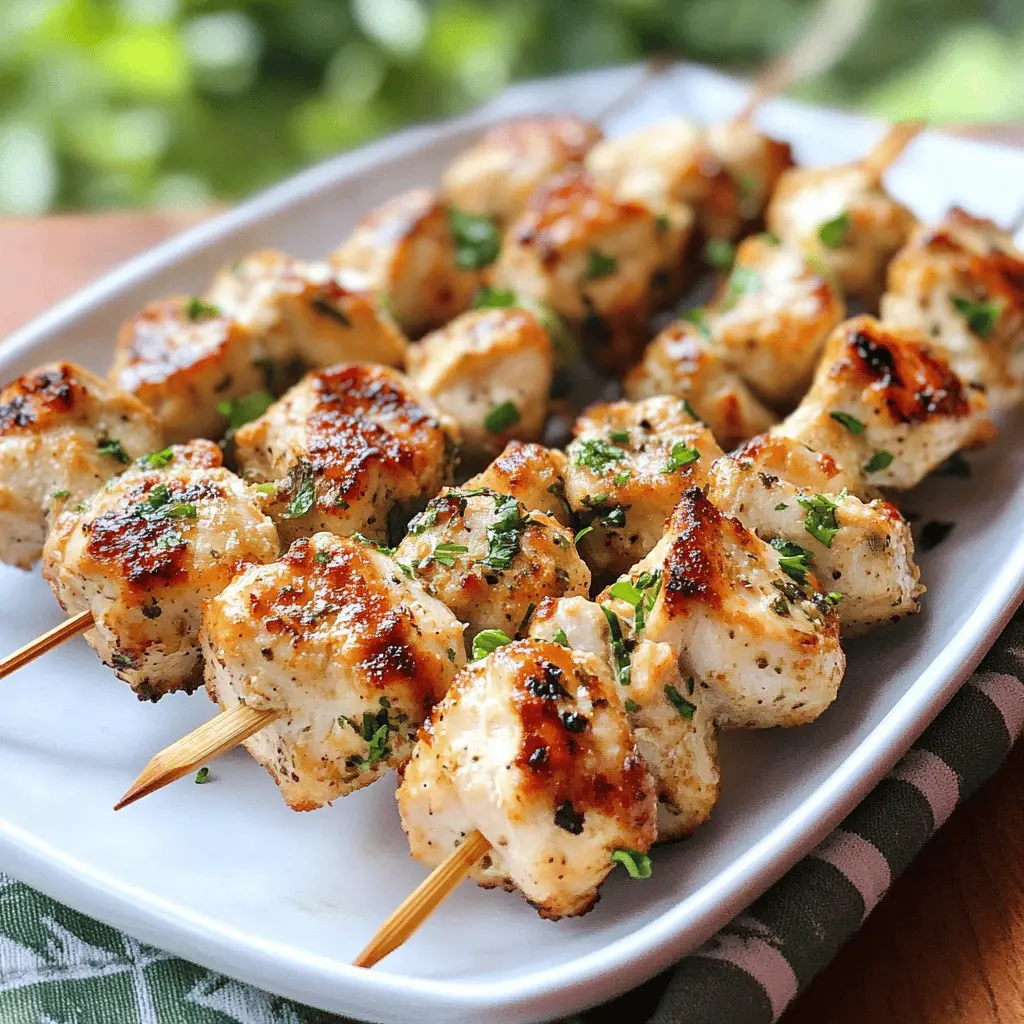 Juicy oven-baked chicken kabobs are perfect for any gathering! Tender chicken marinated in flavorful spices is skewered with colorful veggies for a delightful dish. Easy to prepare and cook, these kabobs are a great option for quick weeknight dinners or fun barbecues. Save this recipe and impress your family and friends at your next event!