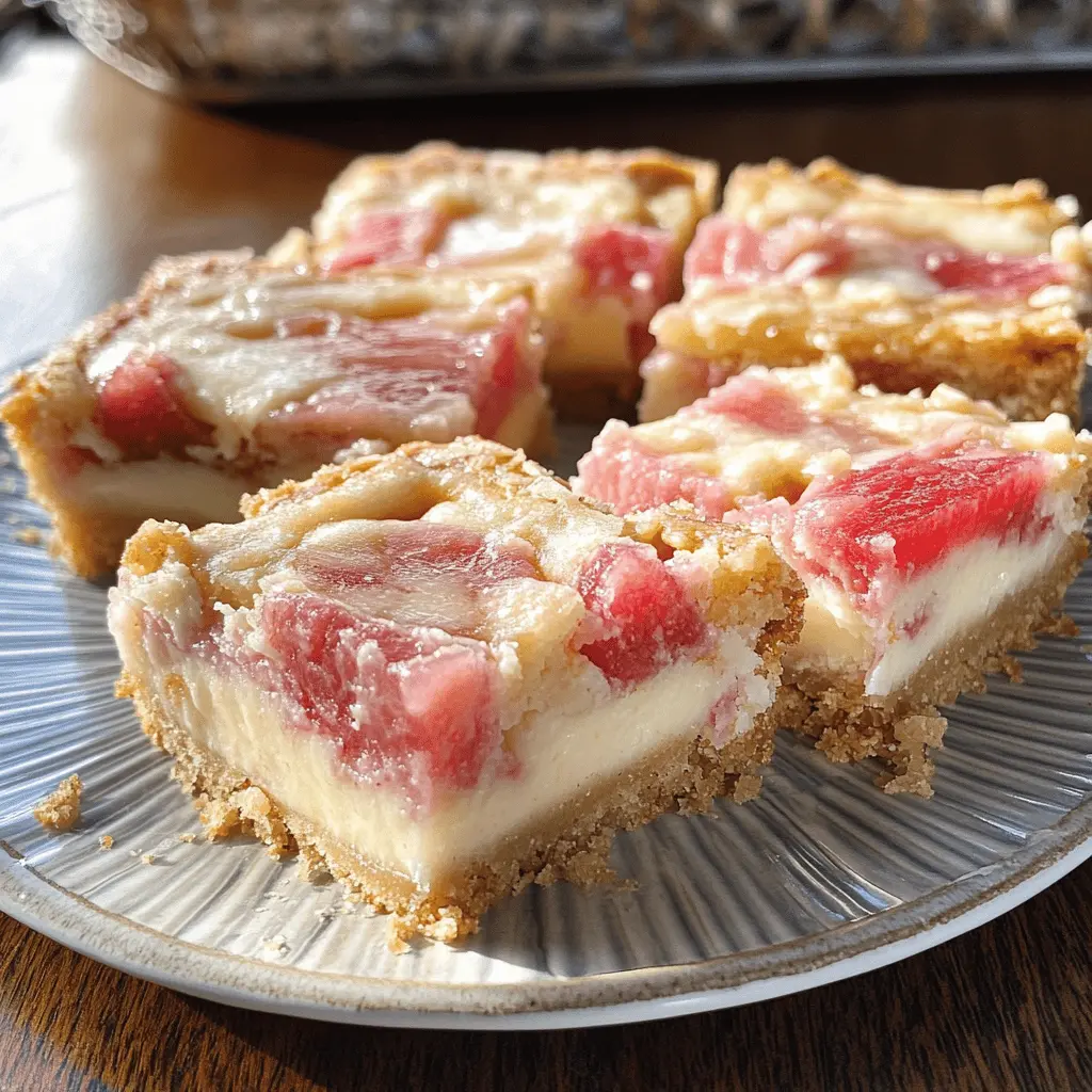 These Rhubarb Custard Bars are a delightful blend of sweet and tart flavors, making them a perfect springtime treat! With a buttery crust and creamy custard filling, every bite is a taste of nostalgia. Great for gatherings or simply enjoying at home, be sure to save this recipe for your next baking adventure!