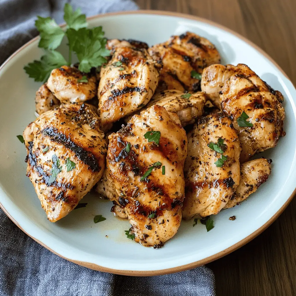 Transform your weeknight dinners with this Yogurt Marinated Chicken! Juicy and full of flavor, this dish uses the natural tenderness of yogurt to create a deliciously moist chicken. Perfect for grilling or baking, it's versatile for any occasion! Save this recipe and impress your family or guests with your cooking skills.