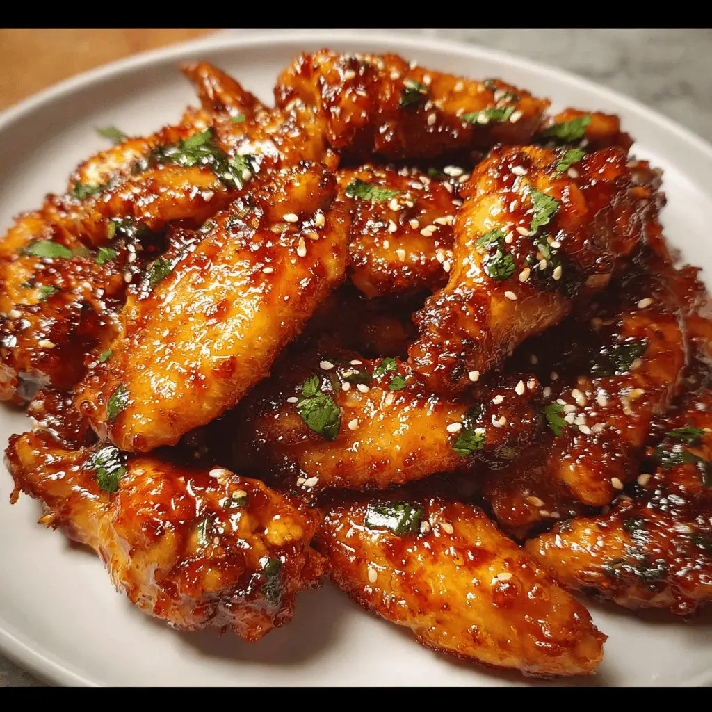 Easy Honey Sriracha Chicken Wings Recipe