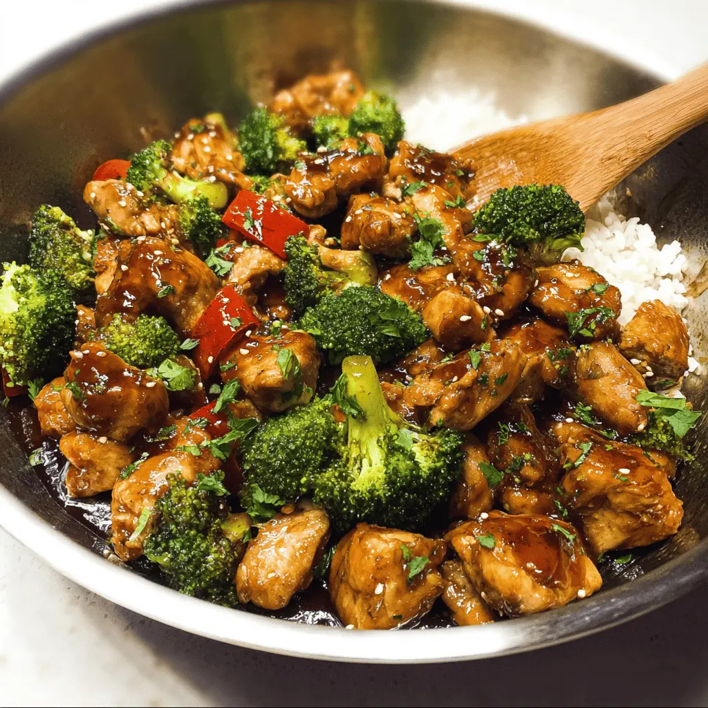 Easy Honey Garlic Chicken Stir Fry Recipe