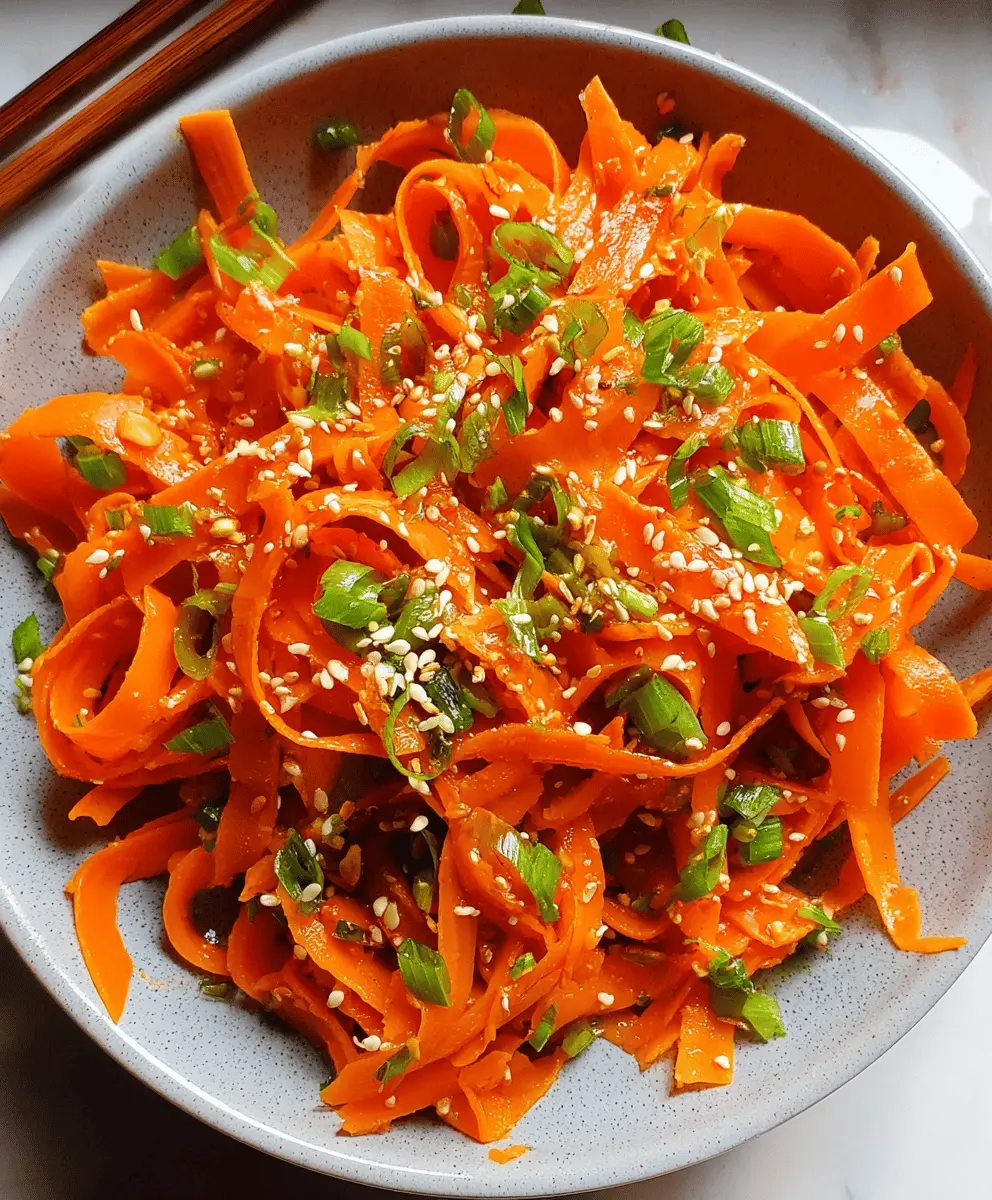 Easy Asian Carrot Salad Recipe for Healthy Meals