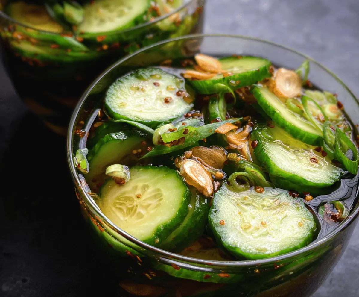 Easy Asian Pickled Cucumber Recipe