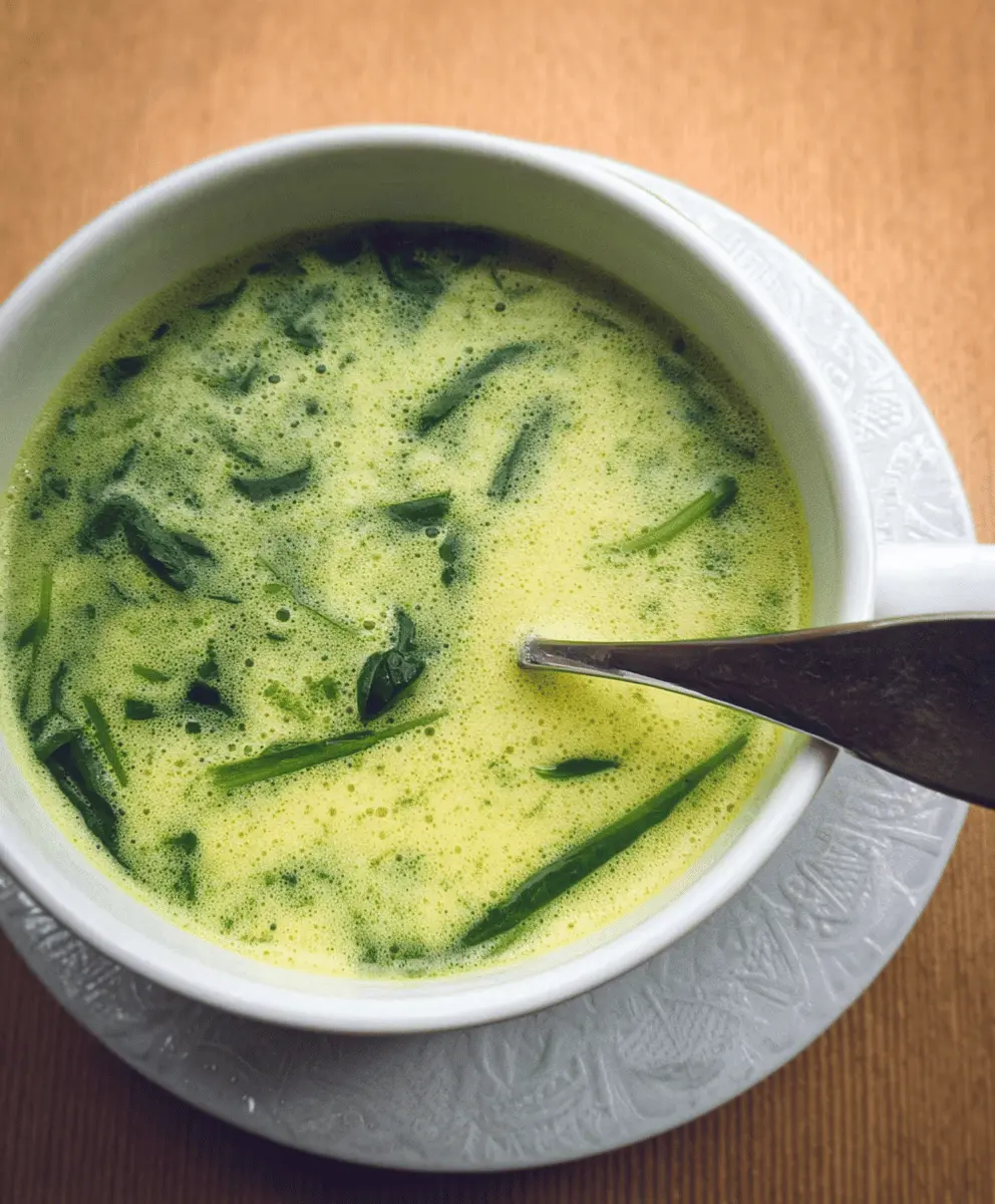 Easy Creamy Spinach and Potato Soup Recipe