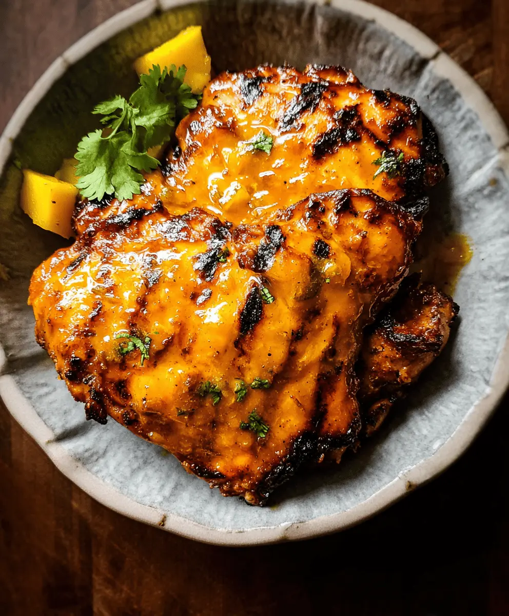 Easy Grilled Mango Chicken Recipe