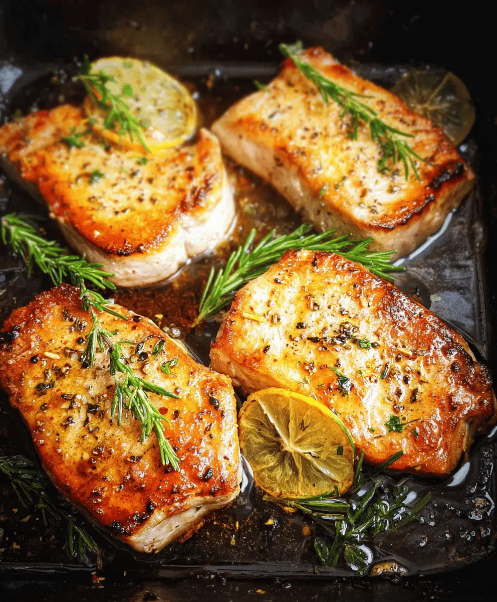 Juicy Oven Baked Pork Chops Recipe