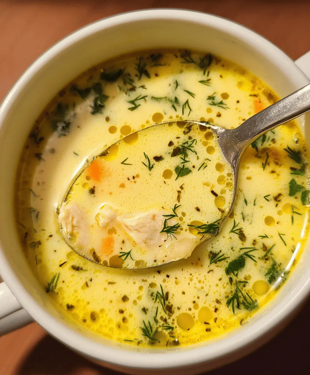 Easy Greek Avgolemono Soup for Healing and Comfort