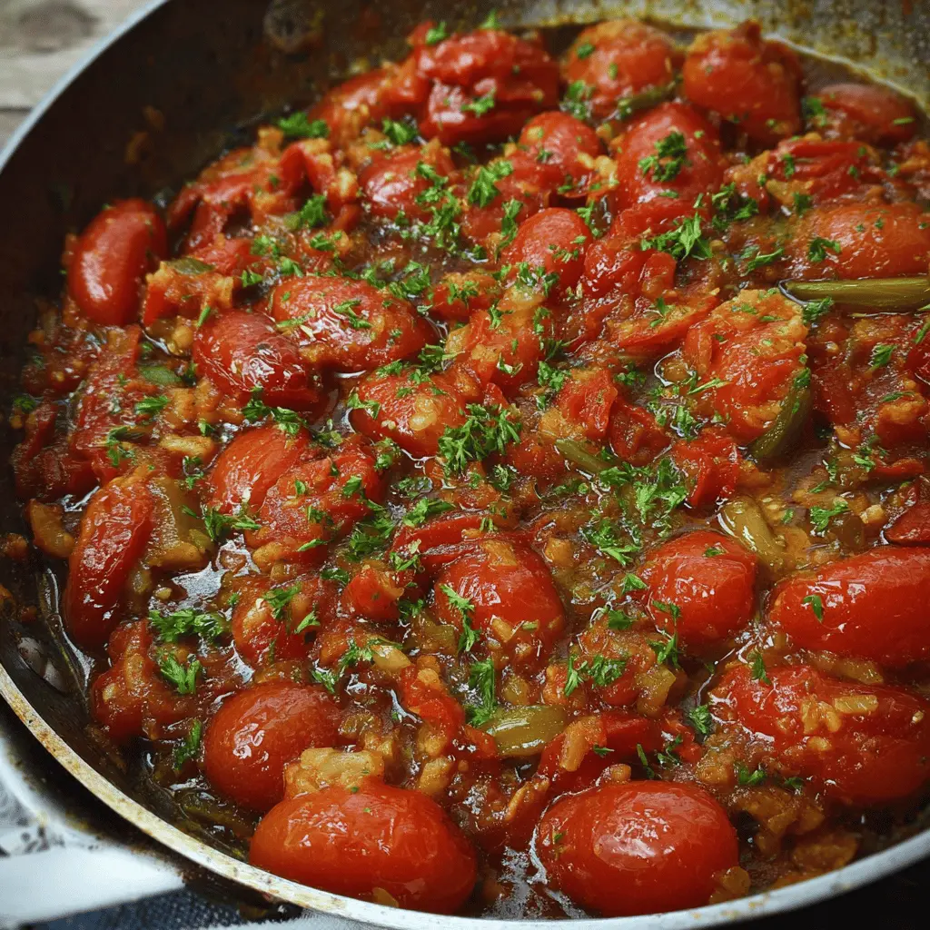 Easy Old Fashioned Stewed Tomatoes Recipe