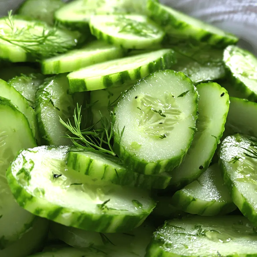Easy Garlic Dill Cucumber Pickles Recipe
