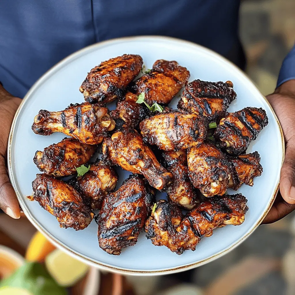 Crispy Jamaican Jerk Chicken Wings Recipe