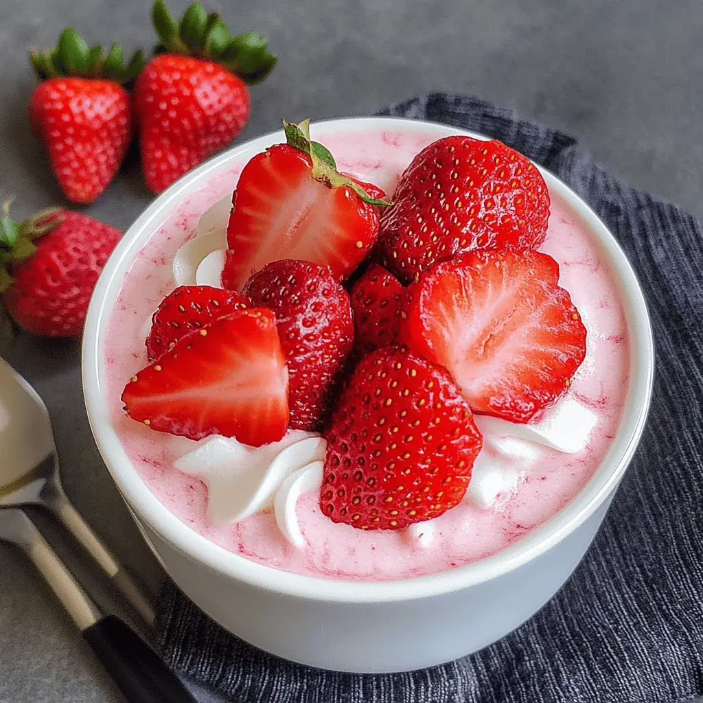 Easy Strawberry Mousse Recipe for Summer