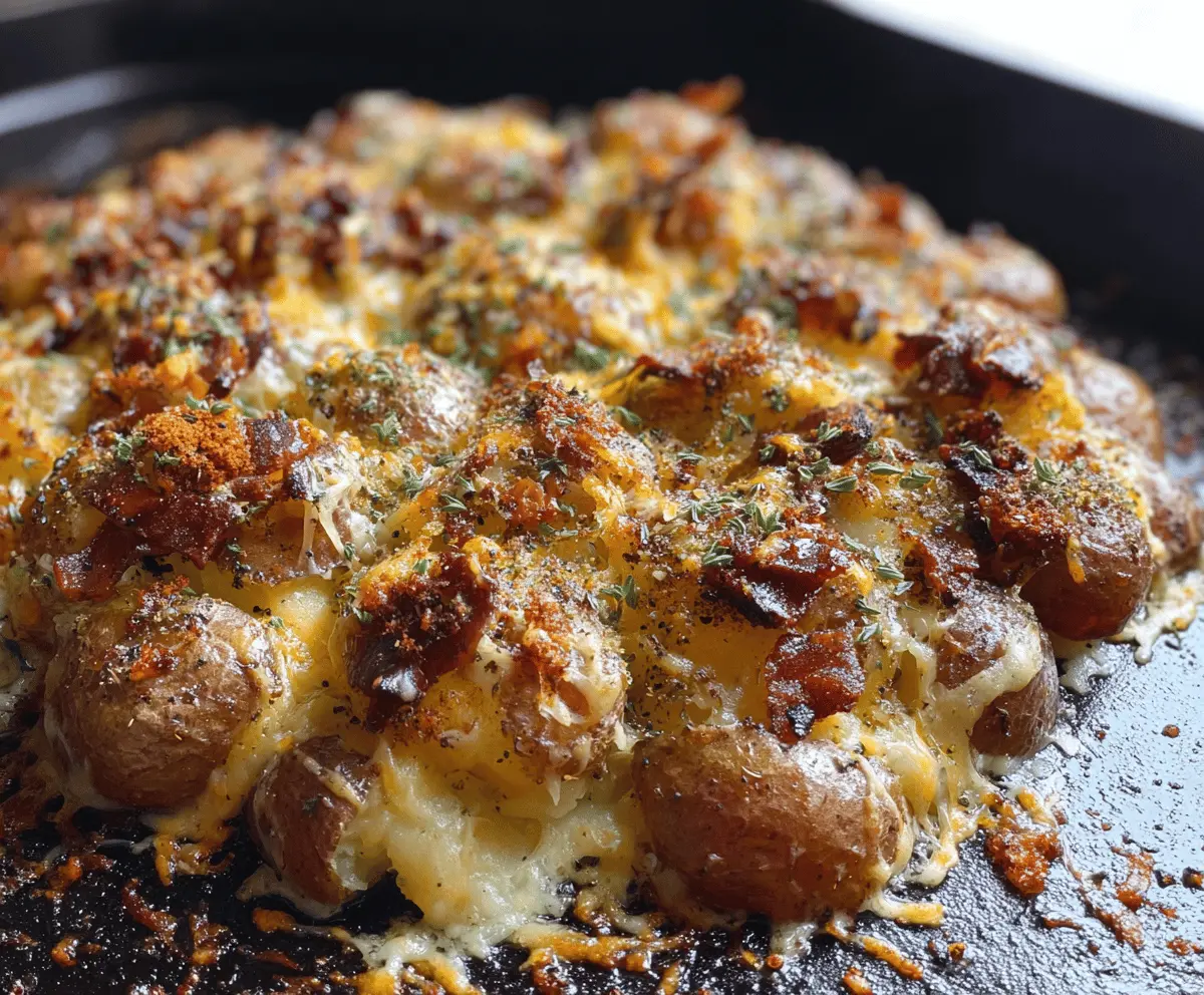 Easy Blackstone Smashed Potatoes Recipe
