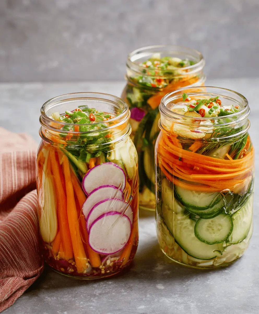 Easy Quick Pickled Vegetables Recipe