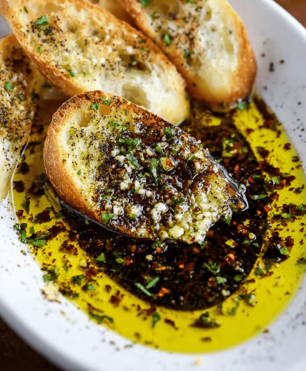 Easy Italian Olive Oil Bread Dip Recipe