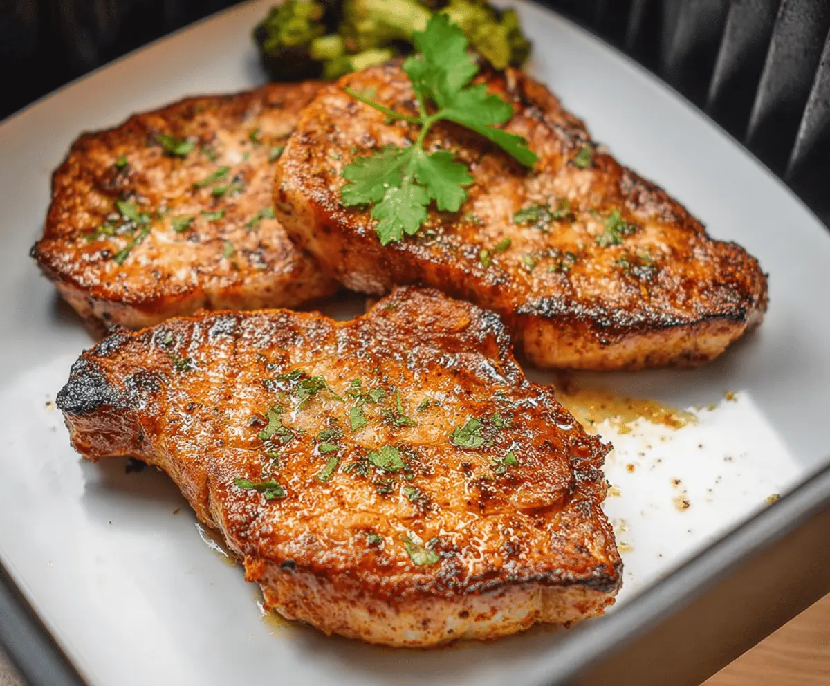 Crispy Air Fryer Thin Pork Chops Recipe