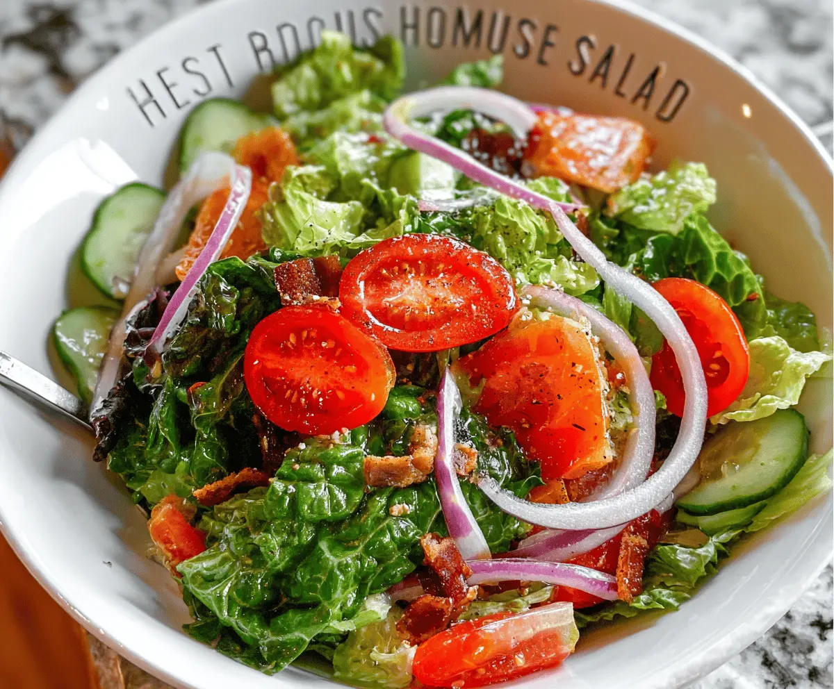 The Best Classic House Salad Recipe