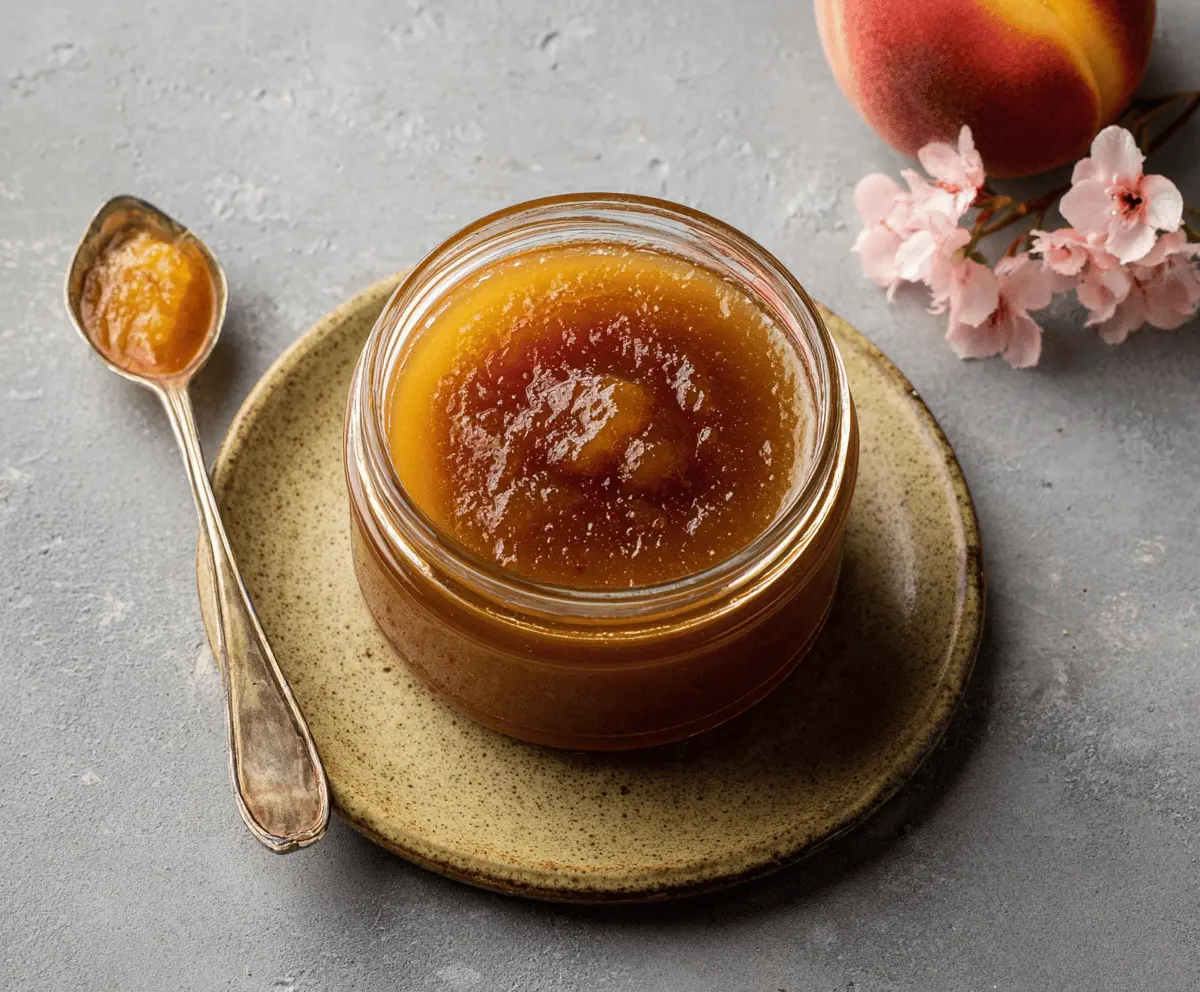 Homemade Peach Butter Recipe for Fall