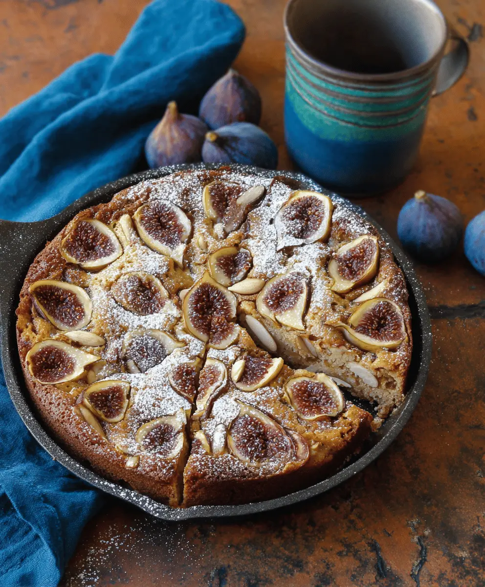 Easy Fresh Fig Breakfast Cake for Travel Lovers