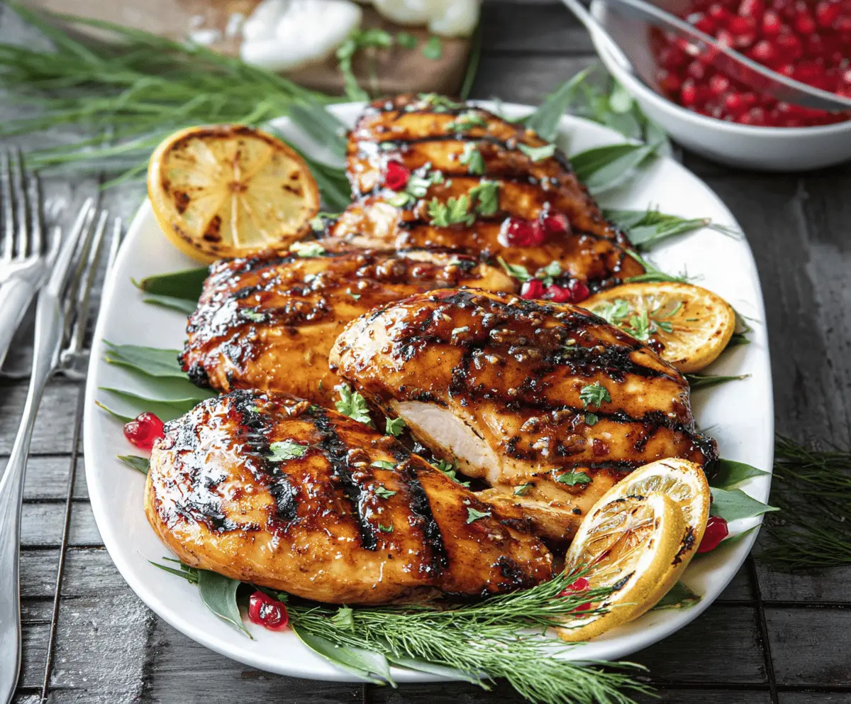 Easy Grilled Citrus Chicken with Sweet Glaze