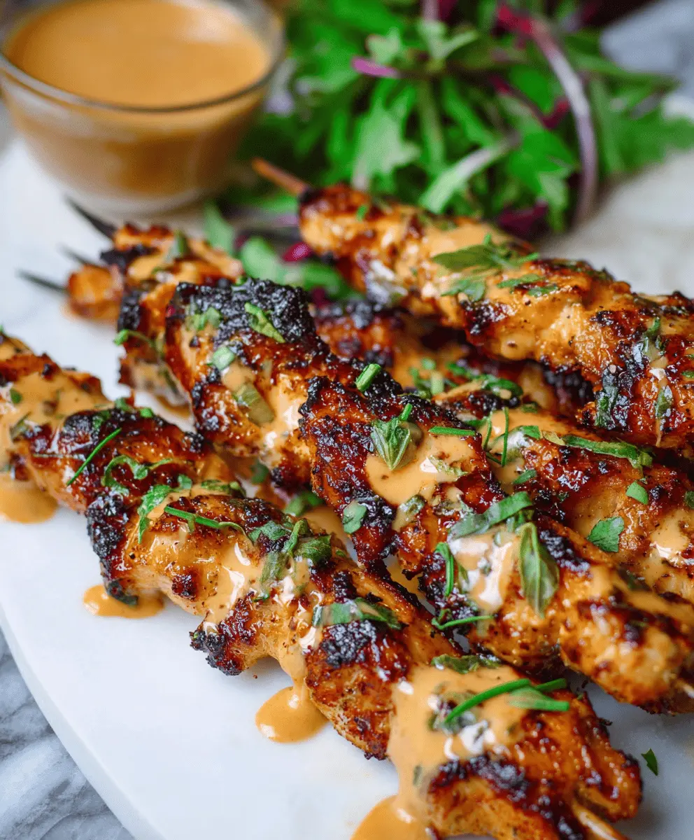 Easy Bang Bang Chicken Skewers Recipe