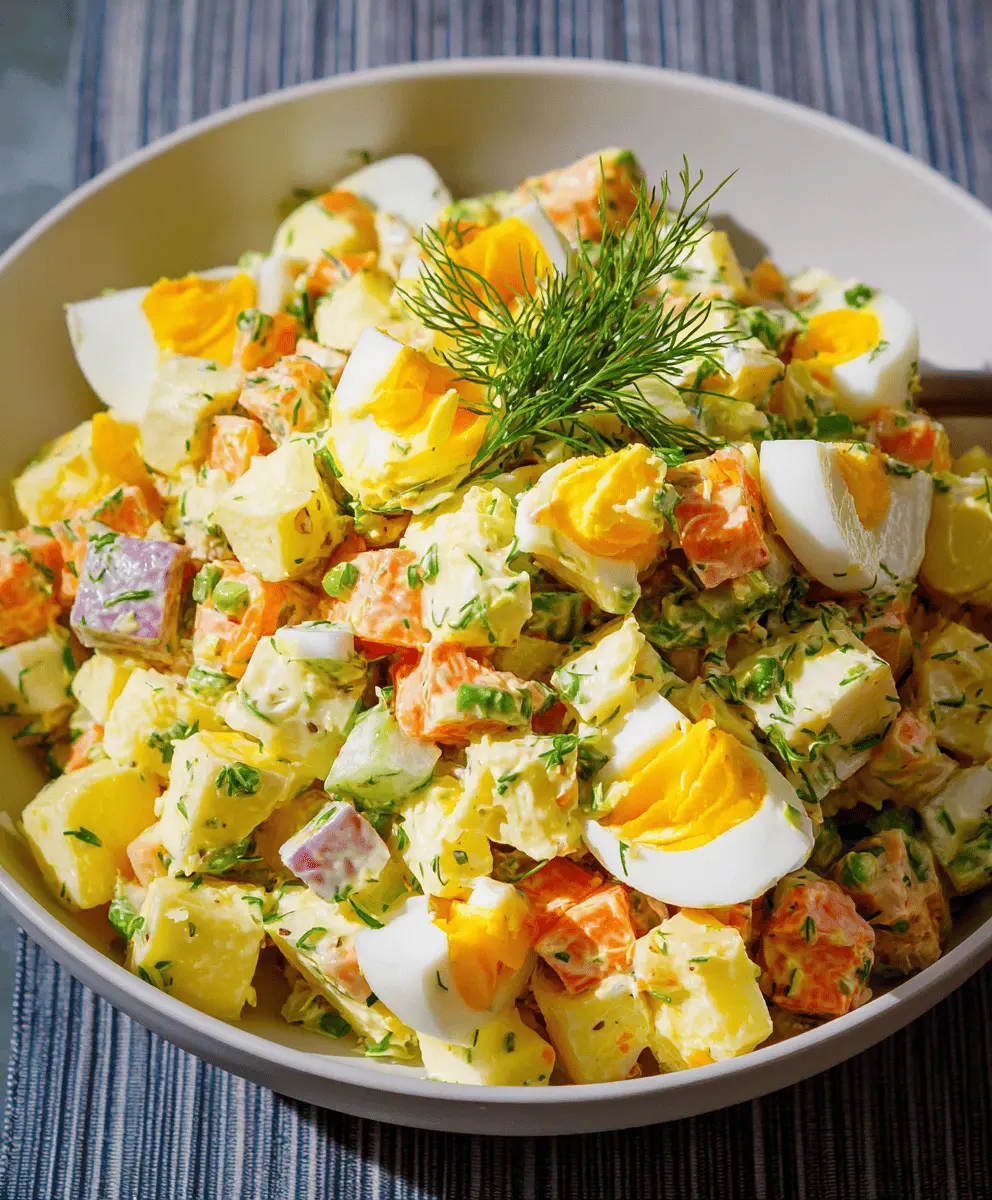 Classic Olivier Salad Recipe for Easy Party Dishes