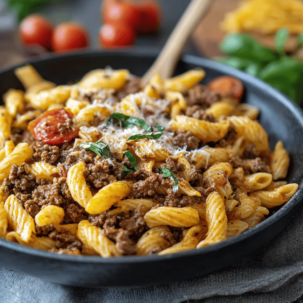 Easy Ground Beef Pasta Dinner Recipe