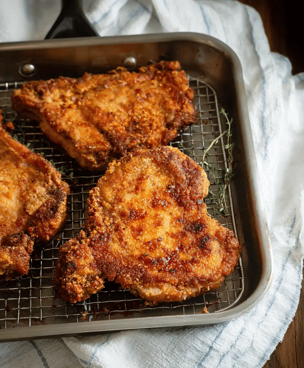 Crispy Easy Fried Pork Chops Recipe