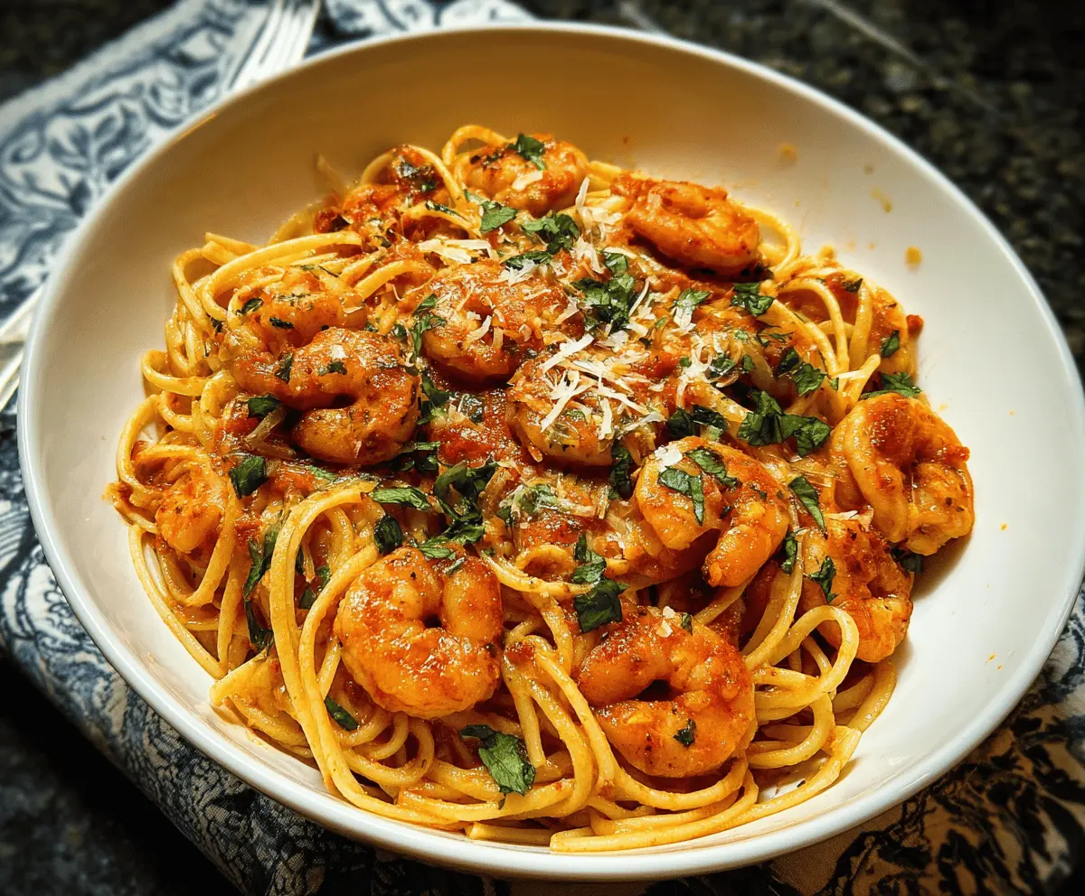 Easy Italian Shrimp Pasta Recipe