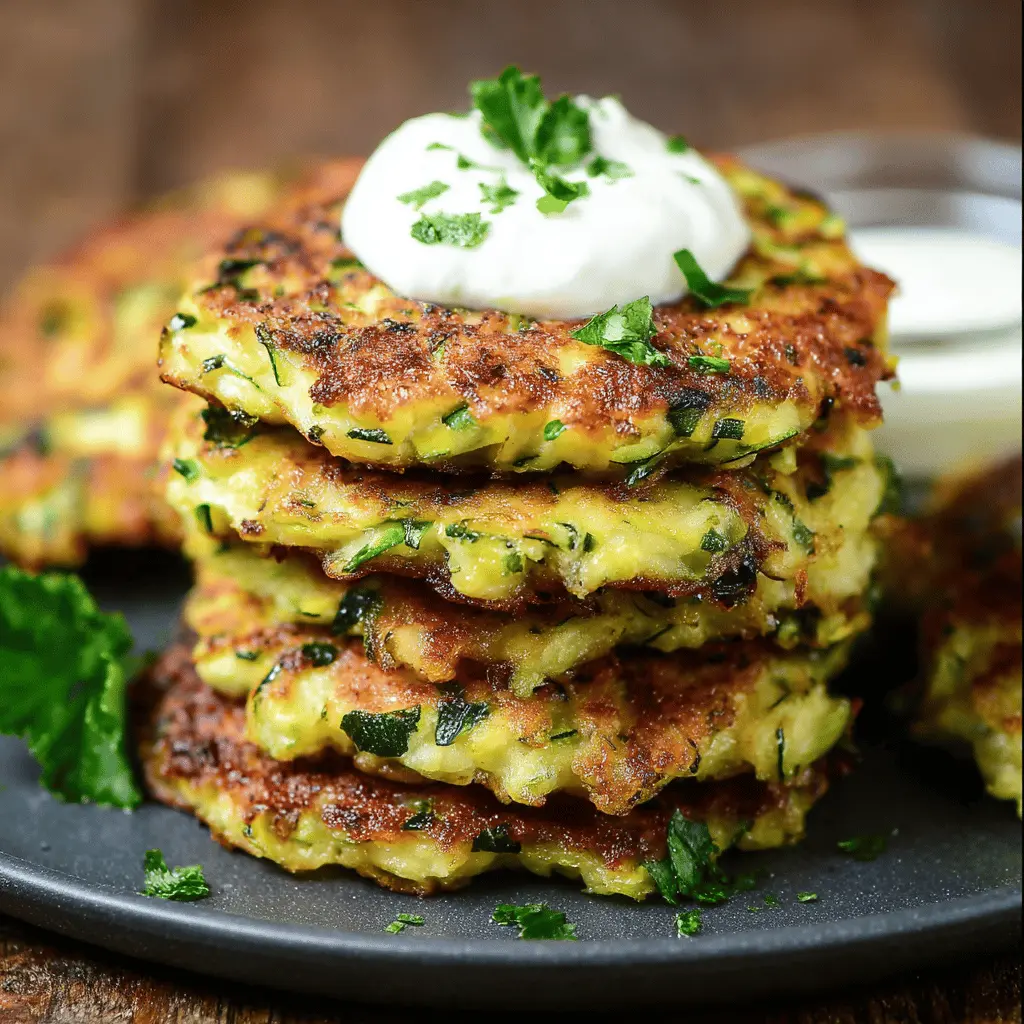 Crispy Zucchini Fritters Recipe for Easy Snacks