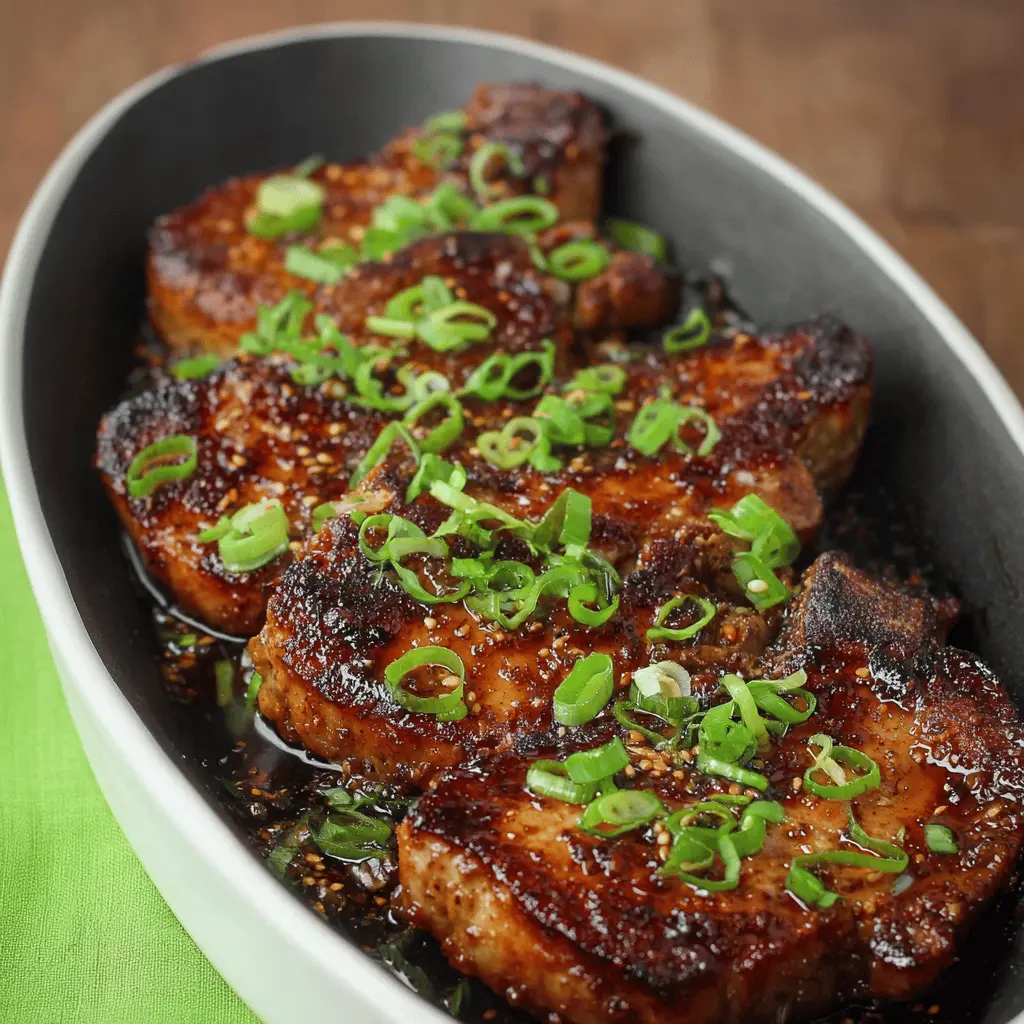 Easy Korean Pork Chops Ready in 30 Minutes