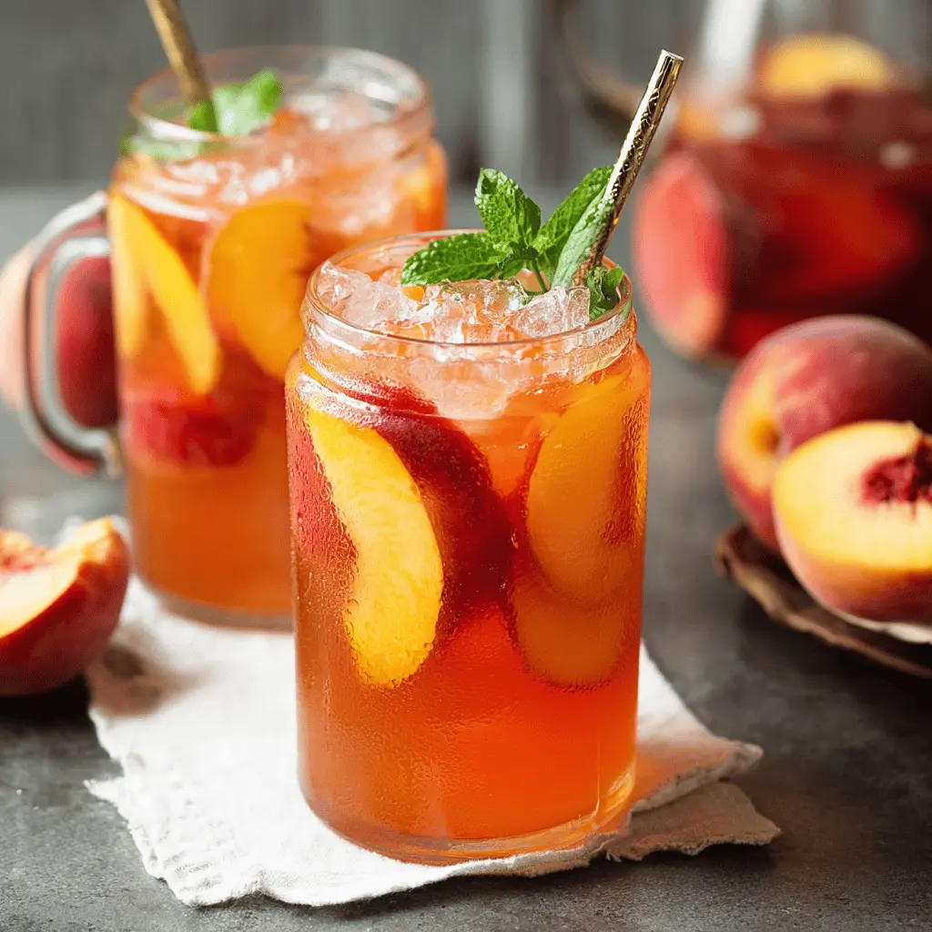 Refreshing Easy Peach Tea Recipe for Summer