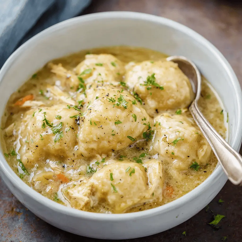 Easy Slow Cooker Chicken and Dumplings Recipe