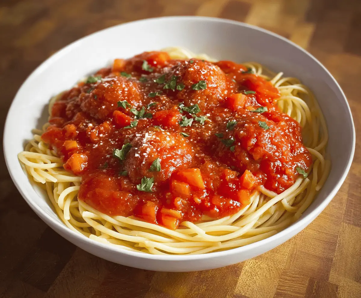 Fresh Tomato Spaghetti Sauce Recipe