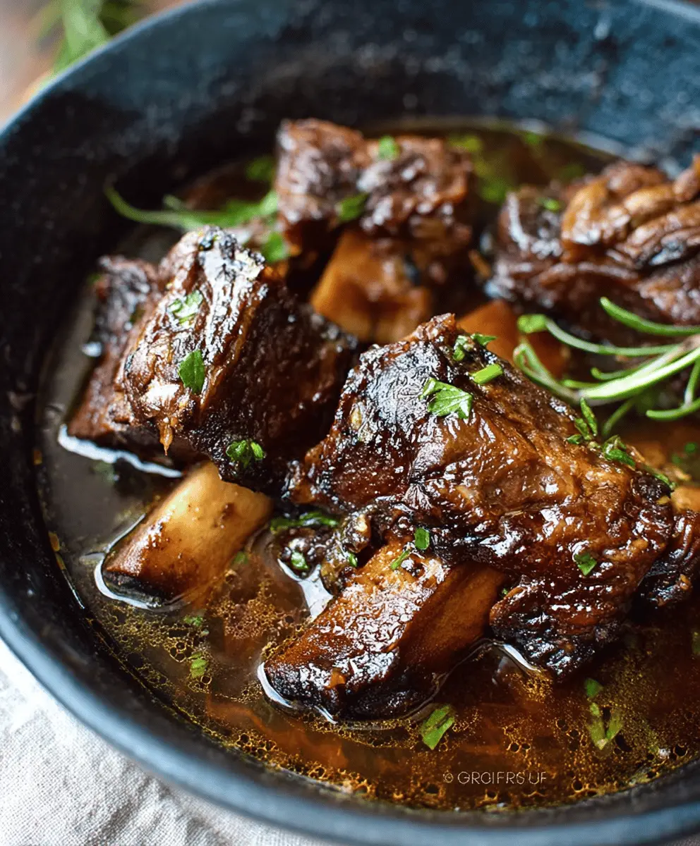 Tender Crockpot Beef Short Ribs Recipe