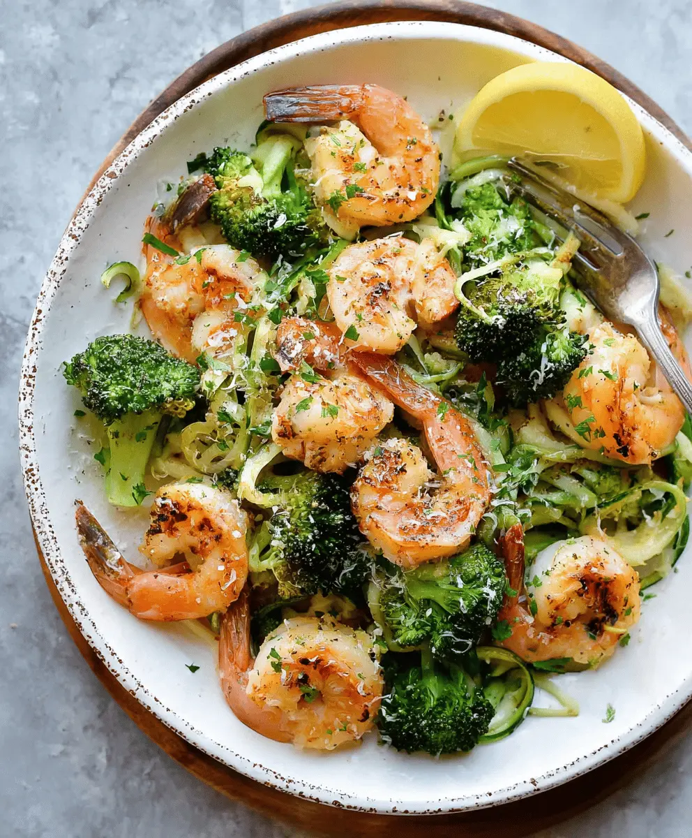 Easy Keto Garlic Shrimp with Broccoli Recipe