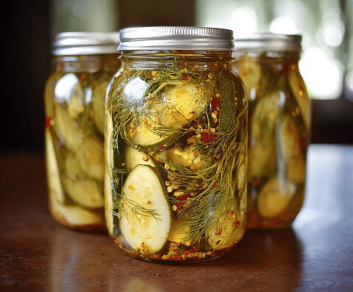 Killer Spicy Garlic Dill Pickles Recipe