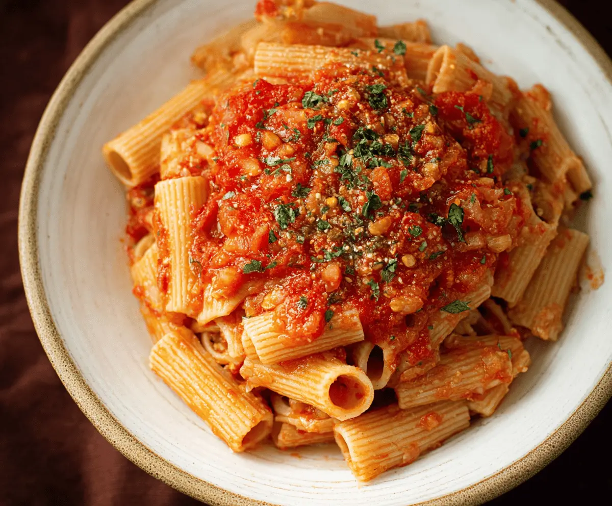 Authentic Sicilian Homemade Pasta Sauce Recipe