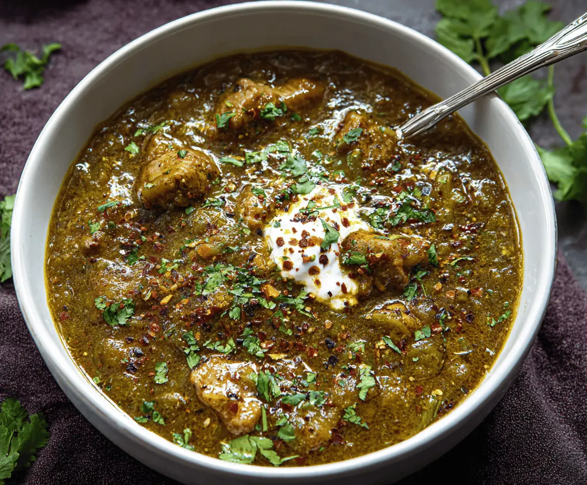 Easy Minimal Ingredient Chili Verde Recipe