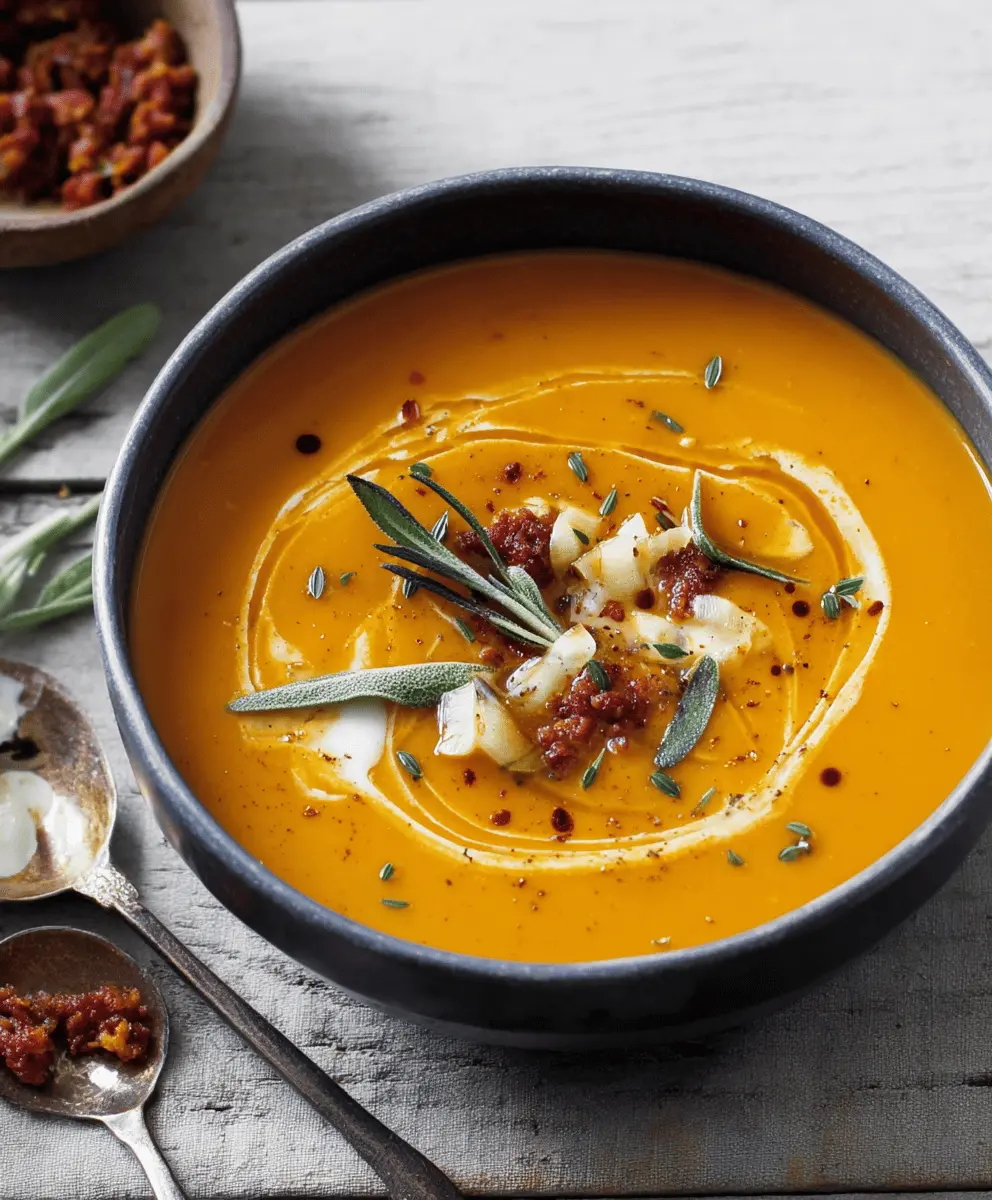 Spicy Chorizo Pumpkin Soup Recipe