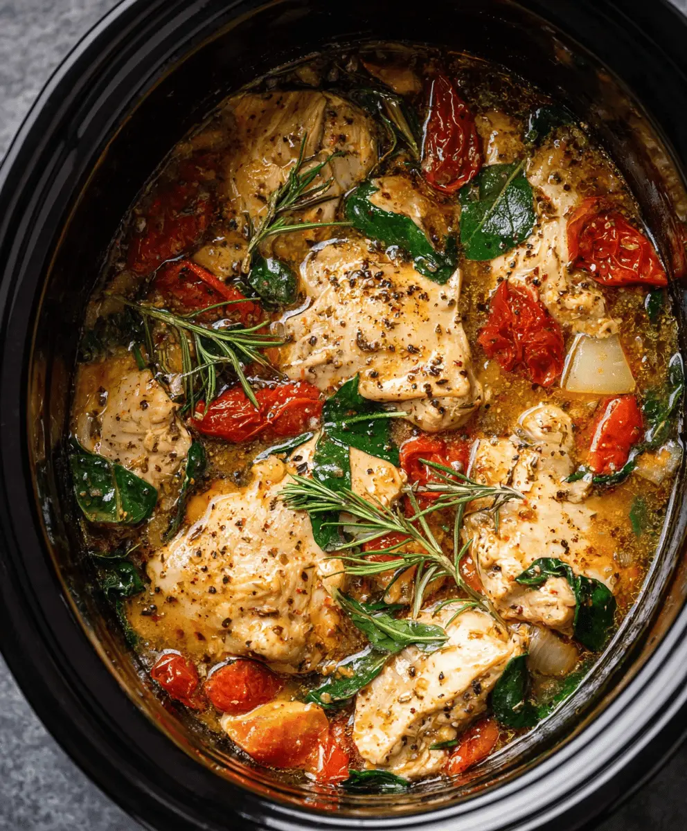 Easy Juicy Crockpot Chicken Recipe