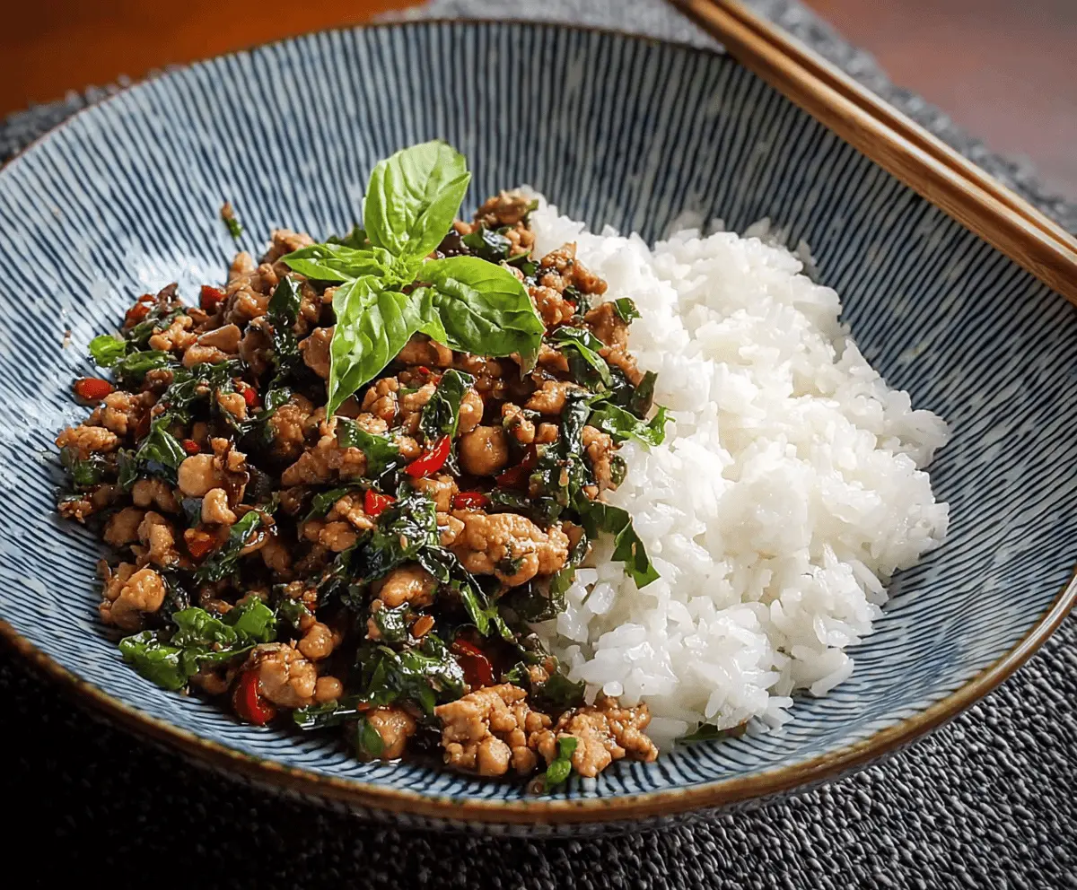 Easy Thai Basil Chicken Stir-Fry Recipe