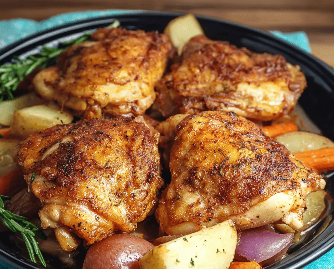 Easy Crockpot Chicken Thighs for Tender Family Meals