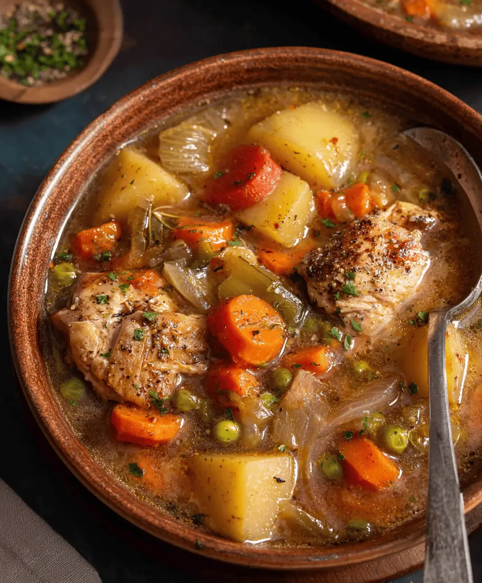 Easy Slow Cooker Chicken Stew Recipe for Busy Nights