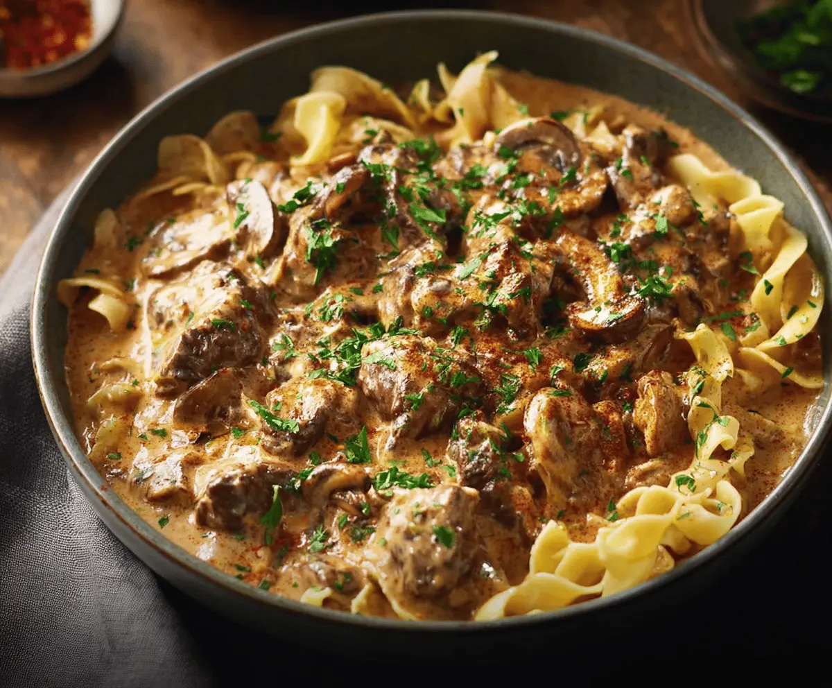 Easy Gordon Ramsay Beef Stroganoff Recipe