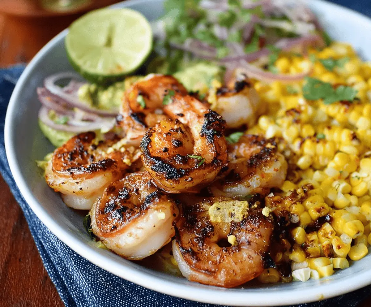 Easy Irresistible Grilled Shrimp Bowl Recipe