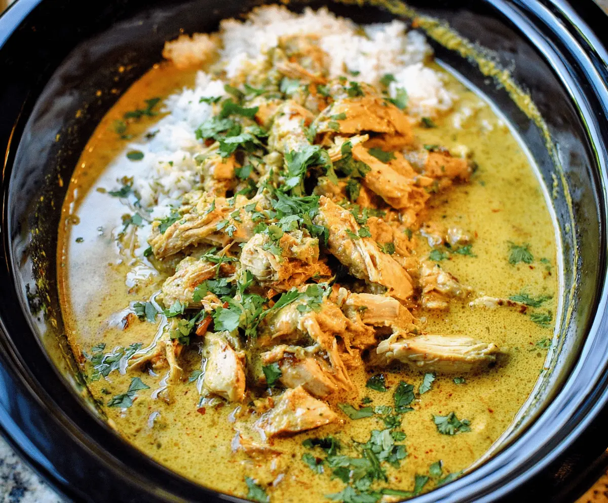 Coconut Curry Chicken Crock Pot