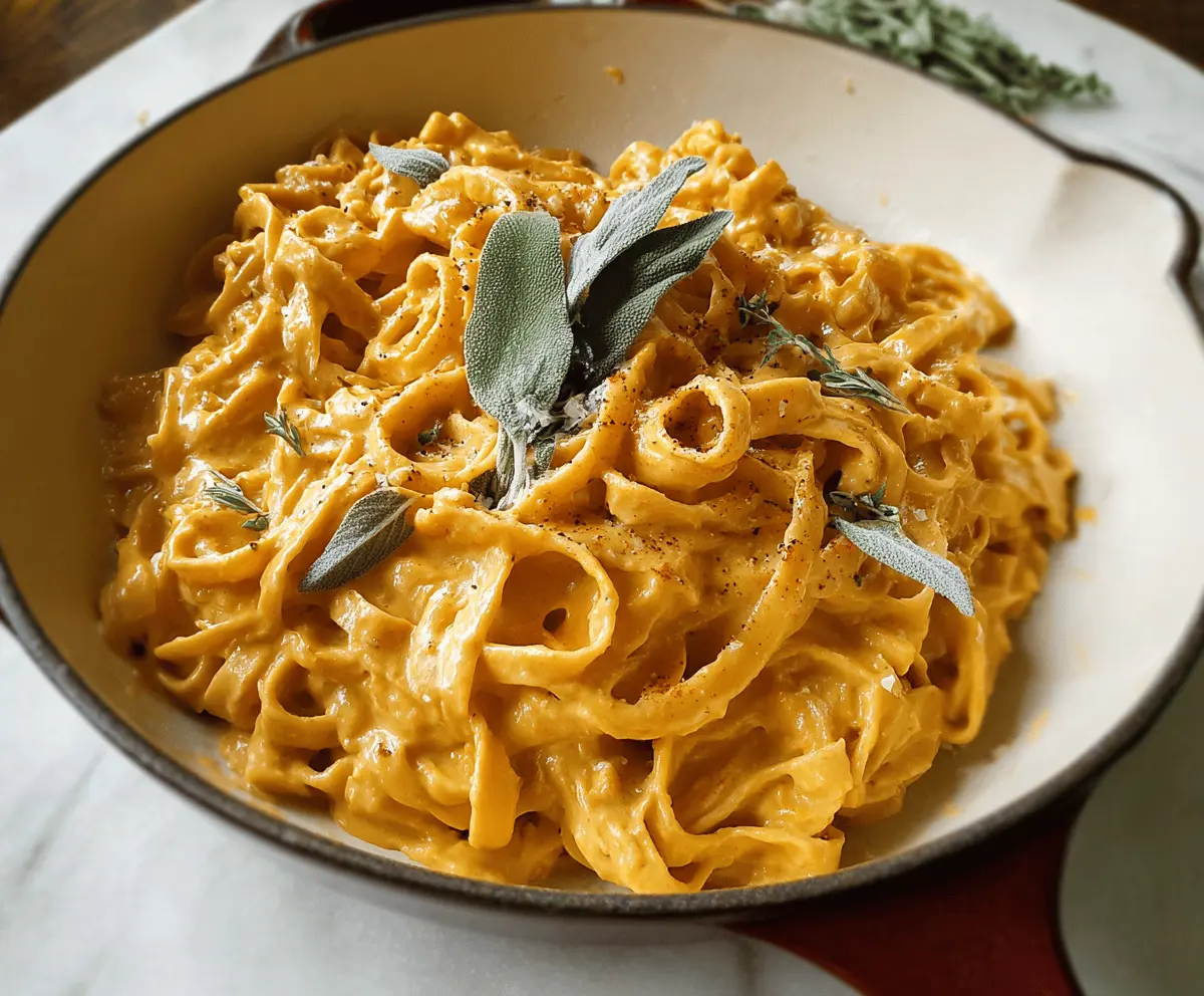 Pumpkin Alfredo Sauce